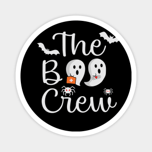 The Boo Crew Funny Bat Halloween Magnet